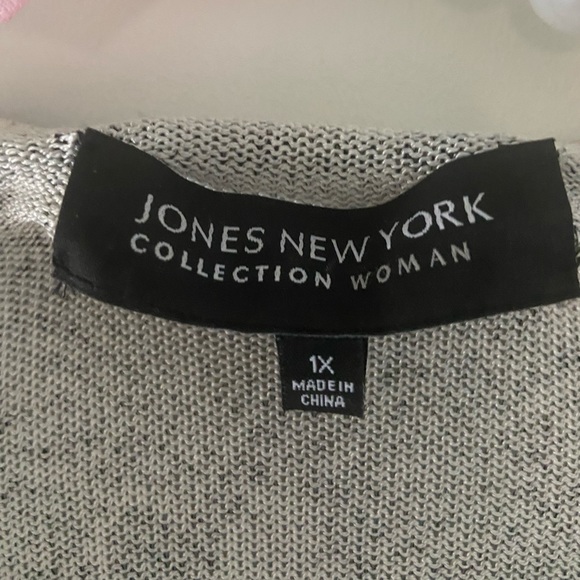 Snakeskin pattern Sweater Jones NY - Picture 2 of 8